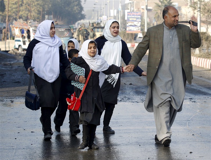 At least six policemen were killed on Wednesday in a terror attack apparently targeted at the Pakistani consulate in Jalalabad city in Afghanistan. Suicide Attack,Suicide Attack at Pakistan Consulate,Pakistan Consulate,Afghanistan,Afghanistan attack,terror attack,Suicide Attack targets Pakistan