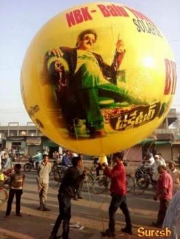 Nandamuri Balakrishna film Dictator releasing grandly worldwide on 14 January 2016. Here are some photos of Nandamuri Balakrishna fans Hungama.