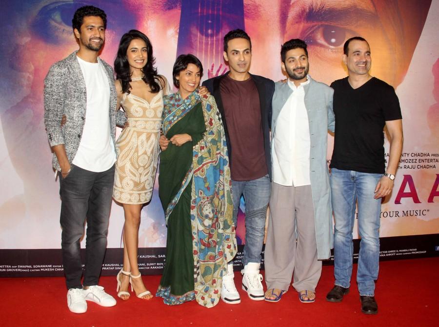 Zubaan is an upcoming Bollywood film written and directed by Mozez Singh. Starring Vicky Kaushal and Sarah Jane Dias in the lead role. Vicky Kaushal,Sarah Jane Dias,Zubaan trailer launch,Zubaan trailer,Meghna Malik,Mozez Singh,Raaghav Chanana,Manish Chaudhary,Zubaan trailer launch pics,Zubaan trailer launch images,Zubaan trailer launch photos,Zubaan trailer launch stills,Zubaan trailer l