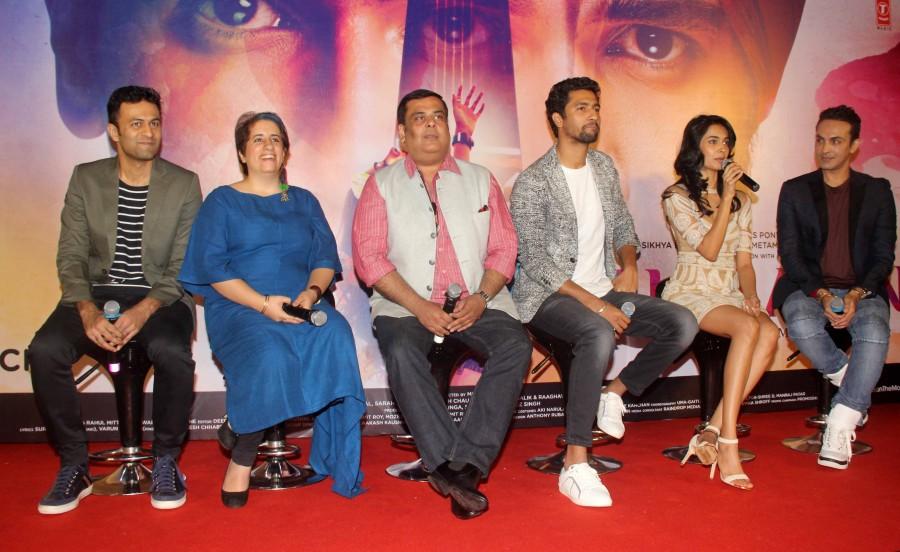 Zubaan is an upcoming Bollywood film written and directed by Mozez Singh. Starring Vicky Kaushal and Sarah Jane Dias in the lead role. Vicky Kaushal,Sarah Jane Dias,Zubaan trailer launch,Zubaan trailer,Meghna Malik,Mozez Singh,Raaghav Chanana,Manish Chaudhary,Zubaan trailer launch pics,Zubaan trailer launch images,Zubaan trailer launch photos,Zubaan trailer launch stills,Zubaan trailer l