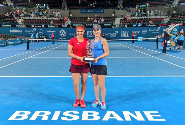 Indo-Swiss pair Sania Mirza and Martina Hingis lift Sydney International women's doubles title. Sania Mirza,Martina Hingis,Sania Mirza and Martina Hingis,Sydney International women's doubles title,Indo-Swiss pair,Indo-Swiss,women's doubles title,women's doubles,Tennis
