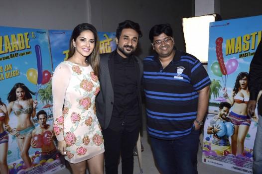 Sunny Leone and actor Vir Das snapped promoting 'Mastizaade'