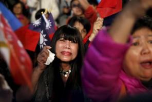 Taiwan opposition wins presidency,opposition wins presidency,Tsai Ing-wen,Tsai Ing-wen elected Taiwan's first female president,Taiwan's first female president,Tsai Ing-wen elected first female president