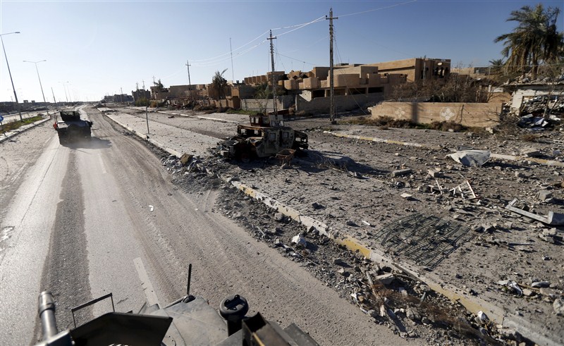 Ramadi has been touted as the first major success for Iraq's U.S.-backed army since it collapsed in the face of ISIS, but the scorched-earth battlefield tactics used by both sides mean the prize is a shattered ruin. Ramadi's scorched earth,Ramadi,Iraq,ISIS,scorched-earth