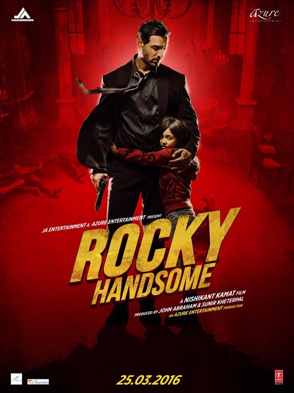 Actor John Abraham, who will next be seen in Nishikant Kamat's upcoming film John Abraham,Rocky Handsome,Rocky Handsome first look,Rocky Handsome first look poster,Rocky Handsome poster,Nishikant Kamat