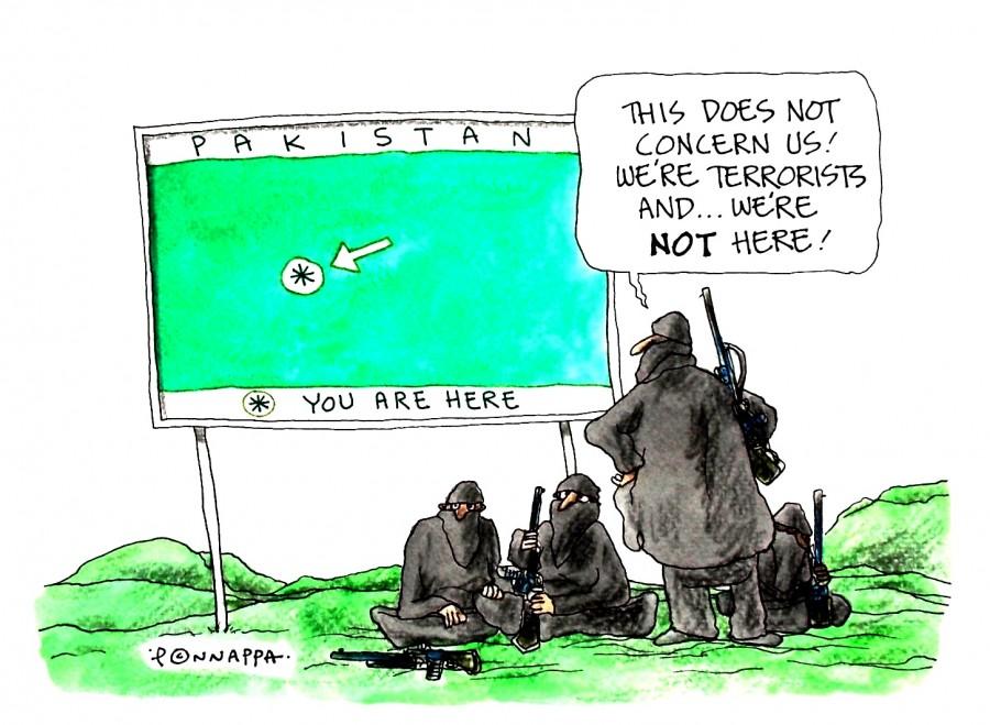 IBTimes Cartoon IBTimes Cartoon,Ponappa Cartoon,Terrorist cartoon