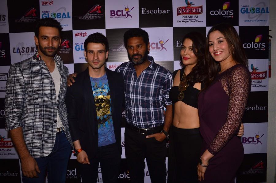 The Launch party of the Ahmedabad Express team in the BCL Season 2 event held in Mumbai. Ahmedabad Express team,BCL Season 2,Vikas Bhalla,Aishwarya Sakhuja,Rohit Nag,Aakanksha Singh,Kunal Sain,Mohammad Nazim,Amit Gaur,Shivangi Joshi,Mrunal Jain,Munisha Khatwani,Nandish Sandhu