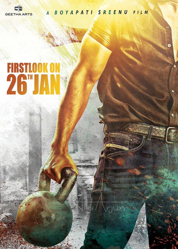 Sarainodu is an upcoming Telugu movie written and directed by Boyapati Srinu. Starring Allu Arjun, Rakul Preet Singh and Catherine Tresa in the lead roles. Allu Arjun,Sarrainodu prelook poster,Sarrainodu,Sarrainodu first look,Sarrainodu first look poster,Sarrainodu poster,Rakul Preet Singh,Catherine Tresa