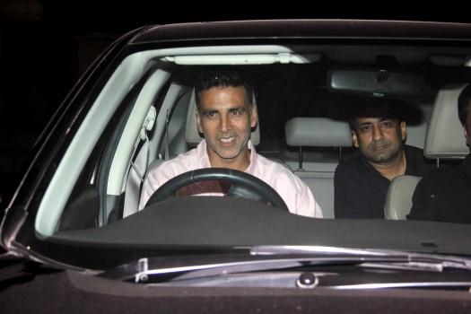 Akshay Kumar and Nimrat Kaur's Airlift special screening at Yash Raj studios.