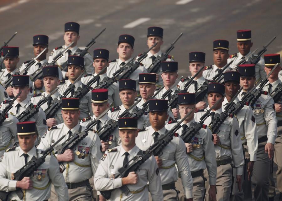 French troops on Saturday participated in the full dress rehearsal for the Republic Day parade on Rajpath. Republic Day,Republic Day Parade,Republic Day Parade 2016,Republic Day 2016,French Troops Participate,French Troops,Rehearsal,Republic Day Rehearsal