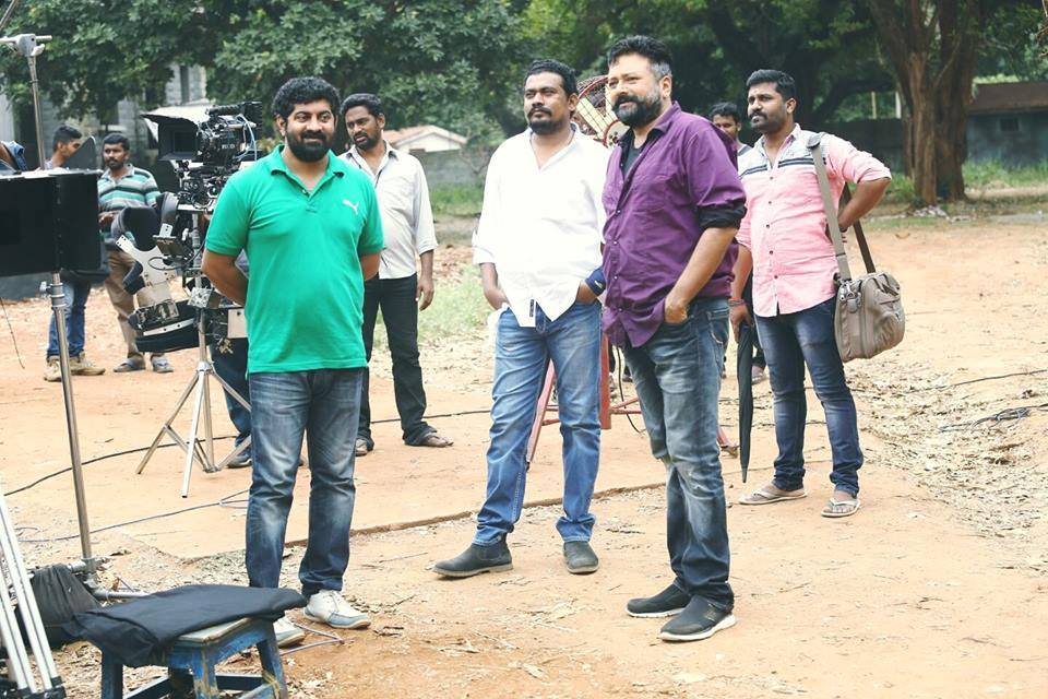 Jayaram and Om Puri are snapped together from the sets of their upcoming horror comedy movie 'Aadupuliyattam'. Aadupuliyattam,Aadupuliyattam shooting,om puri in Aadupuliyattam,om puri jayaram,jayaram in Aadupuliyattam