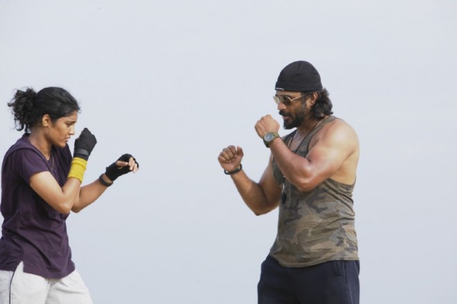 Irudhi Suttru (in Hindi Saala Khadoos) is an upcoming sports drama film written and directed by Sudha Kongara. Starring Madhavan and Ritika Singh in the lead role. Irudhi Suttru,Saala Khadoos,Madhavan,Ritika Singh,Irudhi Suttru movie stills,Irudhi Suttru movie pics,Irudhi Suttru movie images,Irudhi Suttru movie photos,Irudhi Suttru photos,Saala Khadoos movie stills,Saala Khadoos movie pics,Saala Khadoos movie images