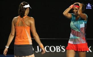 Sania Mirza,Martina Hingis,Czech seventh,Andrea Hlavackova,Lucie Hradecka,Sania-Martina win Australian Open women's doubles,Australian Open women's doubles