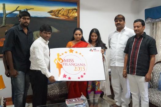 Miss Telangana 2015 Official logo launch by Smt.K.Kavitha