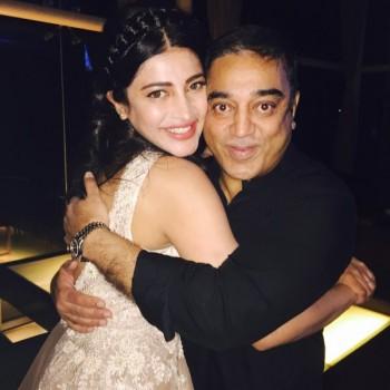 Actress Shruti Haasan, who turned 30 on 28 January, celebrated her birthday with father Kamal Haasan and close friends in Chennai.