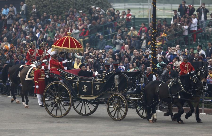 The ceremony symbolises retreat after a day on the battlefield, and marks the official end of the Indian Republic Day celebrations. Beating Retreat ceremony,Beating Retreat,Republic Day celebrations,modi,Narendra Modi,Prime Minister Narendra Modi,Pranab Mukherjee