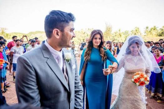 Bollywood Actress Raveena Tandon shared an adorable photos of her daughter Chhaya from her wedding function.