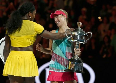 Photos of Australian Open final: Serena Williams v Angelique Kerber