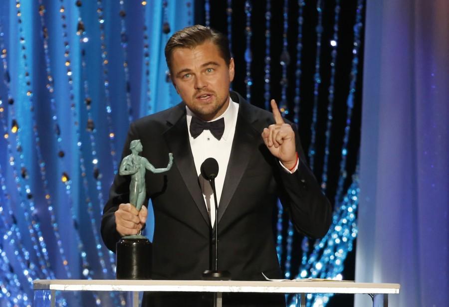 Highlights from the 22nd Screen Actors Guild Awards in Los Angeles, California. SAG Awards 2016,SAG Awards,Guild Awards,22nd Screen Actors Guild Awards,Leonardo DiCaprio,Brie Larson,Billy Crudup,Liev Schreiber,Rachel McAdams,John Slattery,Michael Keaton,Brian d'Arcy James,Mark Ruffalo