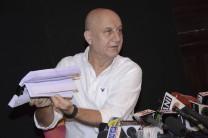Veteran actor Anupam Kher on Tuesday said he was 