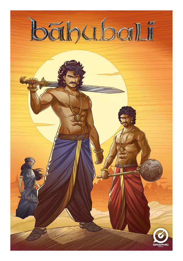 SS Rajamouli, Shobu Yarlagadda and Graphic India Co-Founder and CEO, Sharad Devarajan at the launch of Baahubali Comics. Rajamouli,Baahubali,Baahubali Comics,Baahubali Comics and Animation,Baahubali Animation,Baahubali game,Baahubali novels,Arka Mediaworks