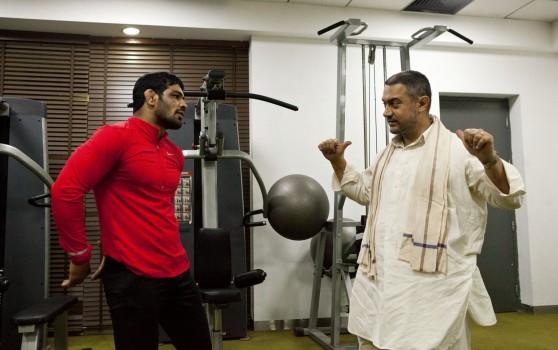 Sushil Kumar and Aamir Khan discussed the sport at length and Aamir even requested Sushil to show him how he exercises.