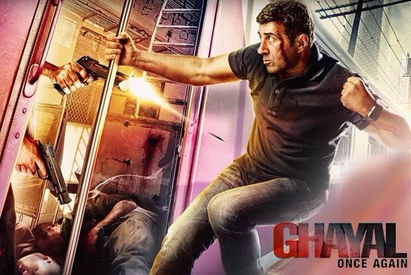 Ghayal Once Again is an upcoming Bollywood action drama film Written and directed by Sunny Deol. Sunny Deol, Om Puri, Soha Ali Khan and Narendra Jha in the lead role. Ghayal Once Again first look,Sunny Deol's Ghayal Once Again first look poster,Ghayal Once Again first look poster,Ghayal Once Again poster