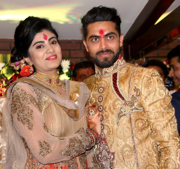 Indian Cricket player Ravindra Jadeja engaged to Riva Solanki. Ravindra Jadeja,Ravindra Jadeja engaged to Riva Solanki,Riva Solanki,Ravindra Jadeja engament,Cricket player Ravindra Jadeja,Ravindra Jadeja marriage,Jadeja