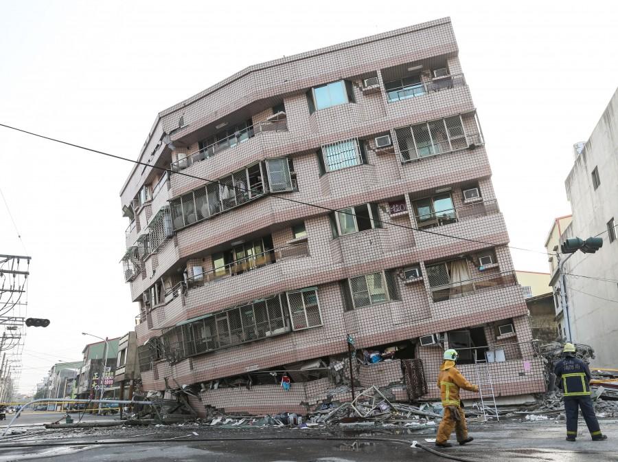 Images from the aftermath after a powerful quake struck southern Taiwan before dawn on Saturday near the city of Tainan. Earthquake Strikes Taiwan,Earthquake inTaiwan,Taiwan,Taiwan Earthquake,southern Taiwan,powerful Earthquake,Taiwan earthquake