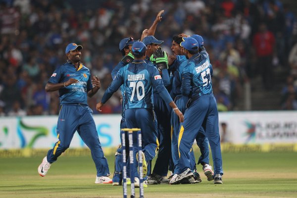 Sri Lanka beat India by 5 wickets with two overs still in hand. Sri Lanka,Sri Lanka vs India,Sri Lanka vs India 2016,Sri Lanka vs India T20