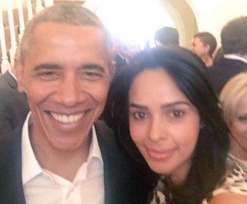 Actress Mallika Sherawat, currently in the US, says she has had the Mallika Sherawat,Mallika Sherawat meets charismatic Barack Obama,Mallika Sherawat meets Barack Obama,charismatic Barack Obama,Barack Obama