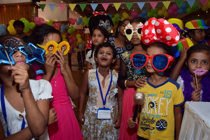 Actor Anupam Kher, who was conferred the Padma Bhushan on this Republic Day, Anupam Kher,actor Anupam Kher,Anupam Kher celebrates Padma Bhushan,Anupam Kher celebrates Padma Bhushan with specially-abled kids,Anupam Kher celebrates with specially-abled kids,specially-abled kids