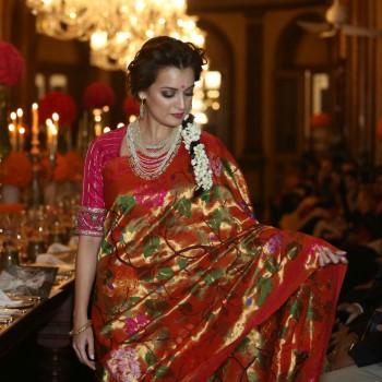 Dia Mirza Walks the Ramp at Gaurang Shah's Fashion Show 'Noor'