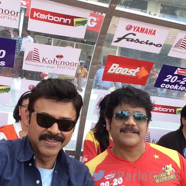 The Celebrity Cricket League (CCL) 6 final match between Telugu Warriors vs Karnataka Bulldozers played at the Rajiv Gandhi International Stadium, Uppal in Hyderabad. Telugu Warriors vs Karnataka Bulldozers,Telugu Warriors,Karnataka Bulldozers,Celebrity Cricket League 2016,CCL 6,CCL 2016,Celebrity Cricket League,Celebrity Cricket League final,CCL Final,Sudeep,Rajiv Gandhi International Stadium