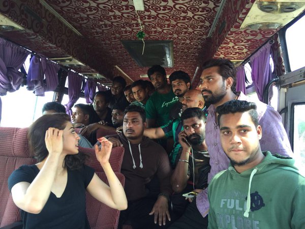 South Indian actress Pranitha escaped with minor injuries when a car in which she was travelling overturned in Telangana's Nalgonda district on Sunday. Pranitha Subhash,Brahmotsavam,Brahmotsavam Actress,Pranitha Subhash injured in road accident,Pranitha Subhash road accident,Telangana