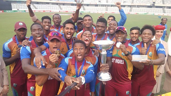 U-19 World Cup final: India all out for 145. U-19 World Cup final,U-19,india vs west indies,india vs west indies live score,India vs West Indies Live Streaming,india vs west indies live,india vs west indies u-19 world cup tv channel,India vs West indies u-19