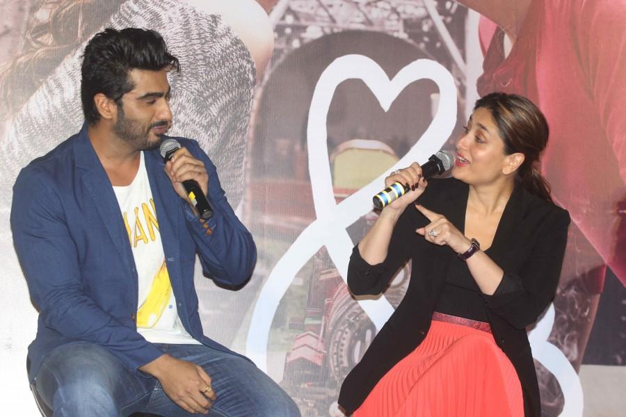 Bollywood upcoming movie Ki and Ka Trailer launched today. Actor Arjun Kapoor and Actress Kareena Kapoor graced the event. Ki and Ka,Ki and Ka Trailer,Ki and Ka Trailer Launch,Arjun Kapoor,Kareena Kapoor,Arjun Kapoor and Kareena Kapoor,Ki and Ka Trailer Launch pics,Ki and Ka Trailer Launch images,Ki and Ka Trailer Launch photos,Ki and Ka Trailer Launch stills,Ki and Ka Traile