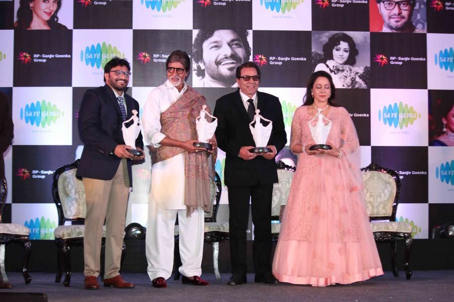 After 40 years, Hema Malini's 'Dream Girl' music launch,Hema Malini 'Dream Girl' music launch,Dream Girl music launch,Dream Girl music,Amitabh Bachchan,Jaya Bachchan,Dream Girl music launch pics,Dream Girl music launch images,Dream Girl music lau