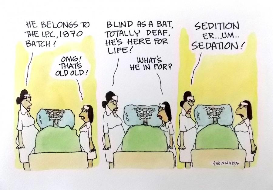 IBTimes Cartoon IBTimes Cartoon,Ponappa Cartoon,sedition cartoon