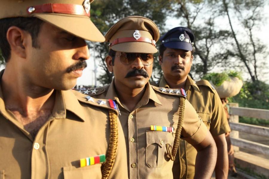 Sethupathi is an upcoming Tamil movie directed by Pannaiyarum Padminiyum fame Arun Kumar and Produced by Vasan Movies. Vijay Sethupathi and Remya Nambeesan in the lead role. While the music for the film is by Nivas Prasanna, Sreekar Prasad is handling the editing and Dinesh Krishnan is in charge of the cinematography. Sethupathi,Vijay Sethupathi,Vijay Sethupathi as cop,Vijay Sethupathi police,Sethupathi movie stills,Sethupathi movie pics,Sethupathi movie images,Sethupathi movie photos,Sethupathi movie pictures,Remya Nambeesan