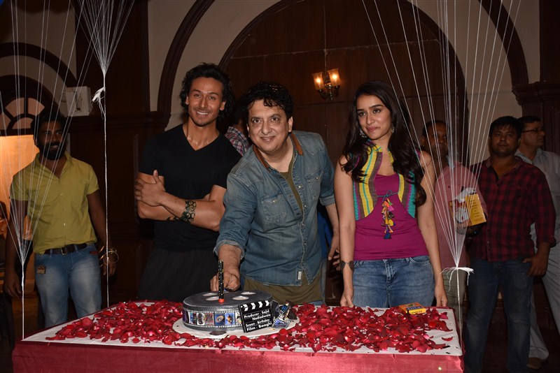 Photos of Team Baaghi celebrates Sajid Nadiadwala's birthday on the set of Baaghi movie. Team Baaghi,Sajid Nadiadwala,Sajid Nadiadwala birthday,Sajid Nadiadwala birthday celebration,Baaghi movie,Baaghi on the sets,Sajid Nadiadwala birthday party,Sajid Nadiadwala celebrations