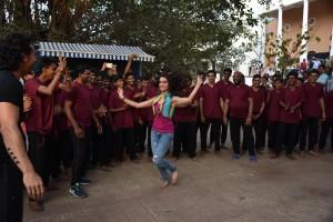 Team Baaghi,Tiger Shroff and Shraddha Kapoor,Tiger Shroff,Shraddha Kapoor,Sajid Nadiadwala,Sabbir Khan,Baaghi,Baaghi on the sets