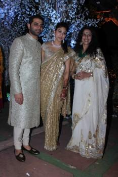 Bollywood actress Kangana Ranaut at Arundhati De and Sahil Sheth wedding reception.