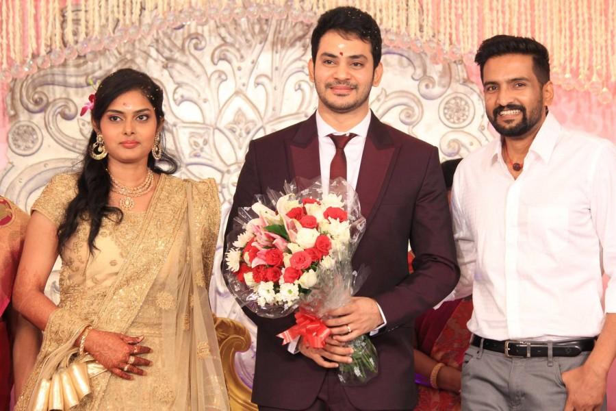 Actor Sethu aka Sethuraman Wedding reception held at Mayor Ramanathan Chettiyar Hall, Raja Annamalaipuram in Chennai. Poornima Jayaram,Udhayanidhi Stalin,Jayam Ravi,Santhanam,Ganesh Venkatraman,Sethu Wedding reception,Sethu Wedding reception pics,Sethu Wedding reception images,Sethu Wedding reception photos,Sethu Wedding reception pictures,Sethu marriage reception