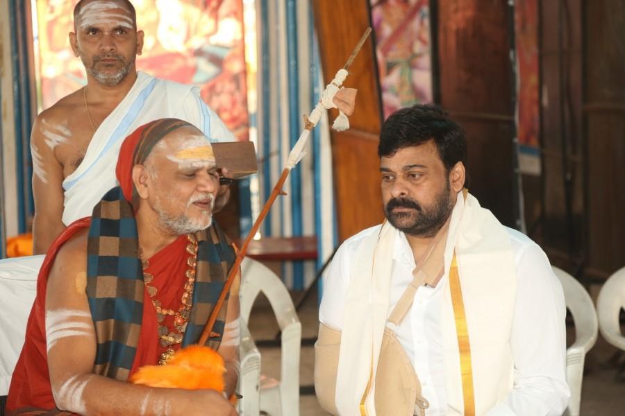 In the premises of Film Nagar Daiva Sannidhanam New Temples Construction Muhurath took place today morning (24 February) in the Jubilee Hills in Hyderabad. Nagarjuna,Venkatesh,Chiranjeevi,Daiva Sannidhanam New Temple at Film Nagar,Daiva Sannidhanam Temple at Film Nagar,Daiva Sannidhanam Temple,Film Nagar,Surekha,Murali Mohan