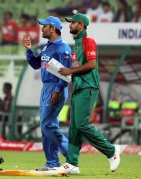 Bangladesh captain Mashrafe Mortaza won the toss and elected to bowl against India in the opening match of the Asia Cup at the Sher-e-Bangla National Stadium.
