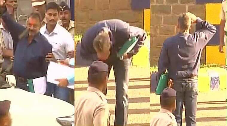 Sanjay Dutt out of Jail: A glimpse at his Activities post release Sanjay Dutt,Sanjay Dutt spent his day post release,Sanjay Dutt post release day,Sanjay Dutt out of Jail,Actor Sanjay Dutt,sanjay dutt release,sanjay dutt jail,Sanjay dutt upcoming movie,sanjay dutt jail term,sanjay dutt walks free
