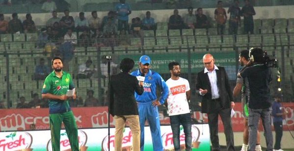 India have won the toss and choose to bowl first. Asia Cup,Asia Cup 2016,India vs Pakistan,India vs Pakistan Asia Cup,India vs Pakistan in Asia Cup T20,India vs Pakistan cricket series,India vs Pakistan 2016,Pakistan vs India