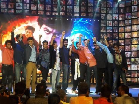 Bollywood actor Shah Rukh Khan's upcoming movie FAN Trailer Launch photos.