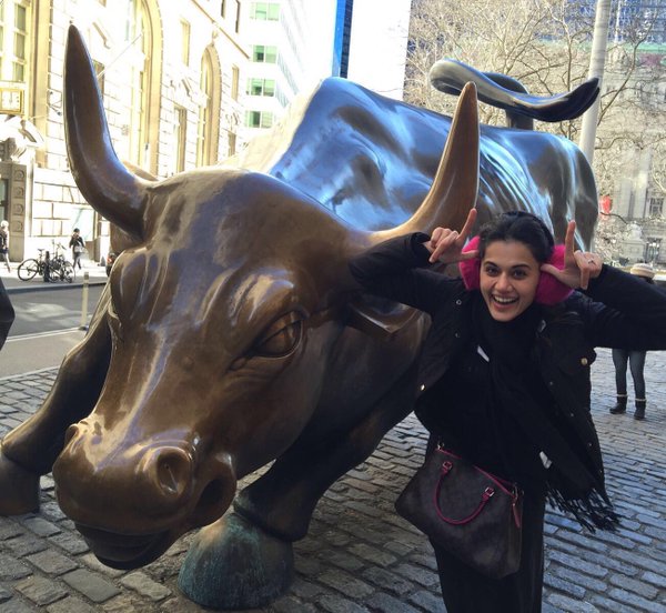Actress Taapsee Pannu went on a getaway to the US as she wrapped up her first schedule of Taapsee Pannu,actress Taapsee Pannu,Taapsee,Taapsee Pannu in US,Ghazi,Taapsee Pannu in Ghazi